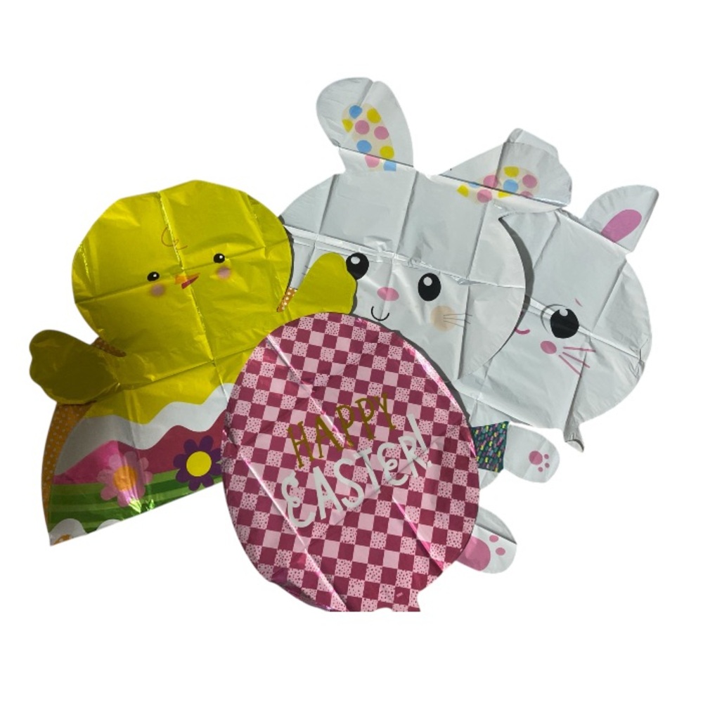 4 Easter balloons xtra large Mylar…new
